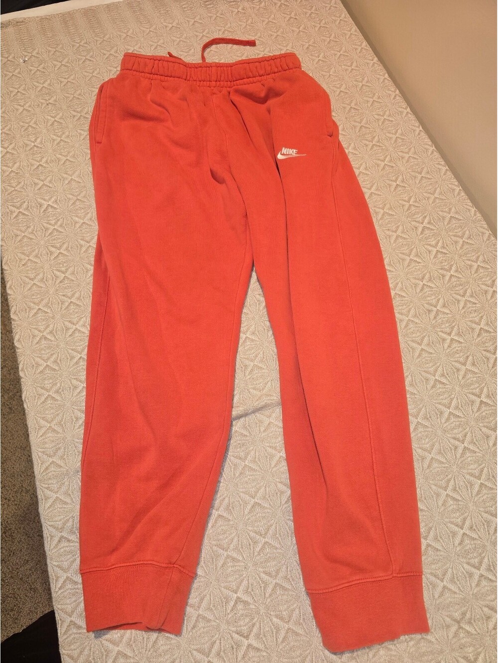 Nike Red Fleece Jogger Sweatpants